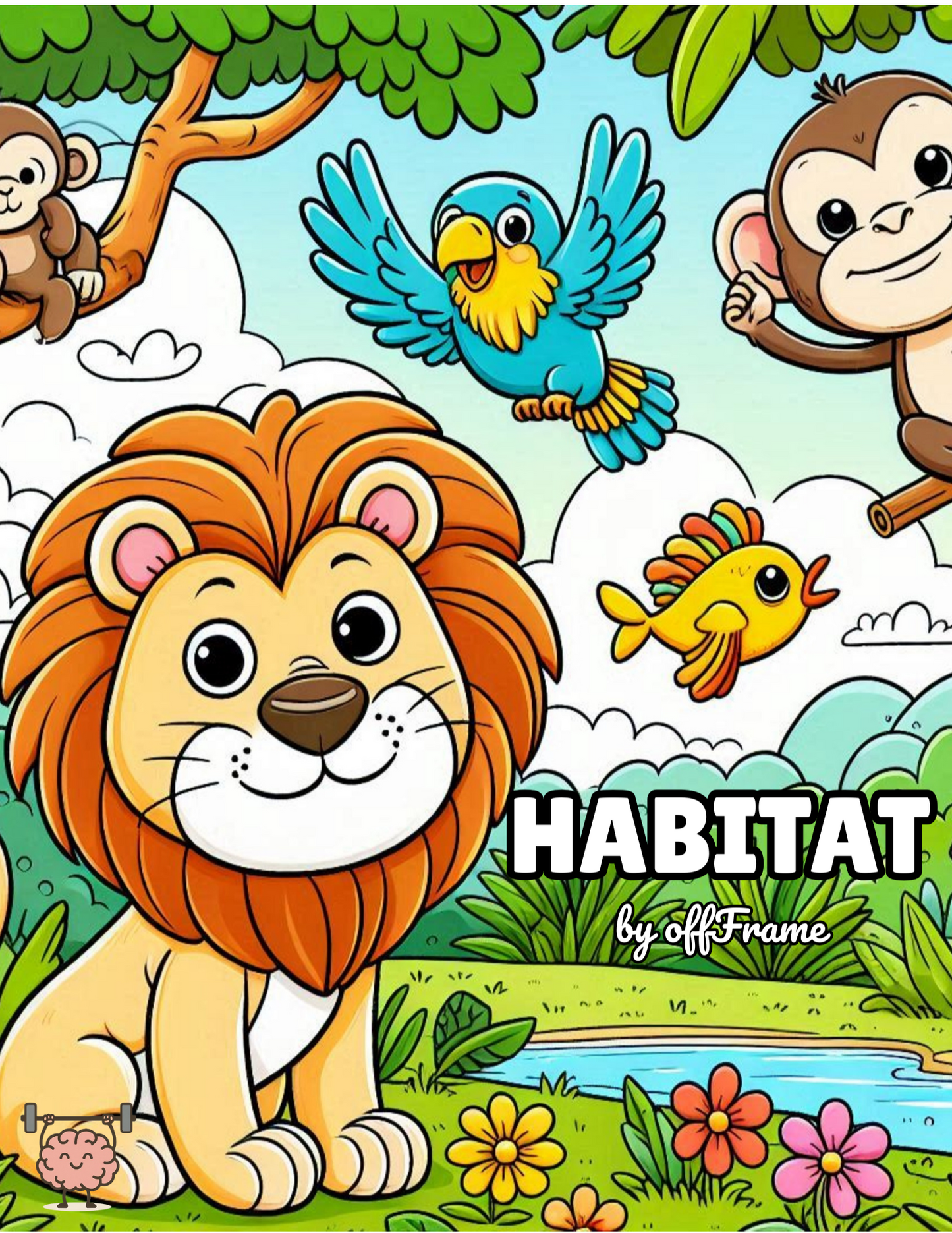 Habitat by OffFrame colouring book