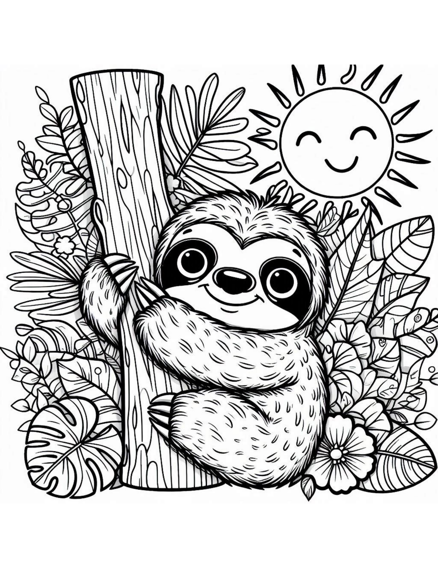 Habitat by OffFrame colouring book