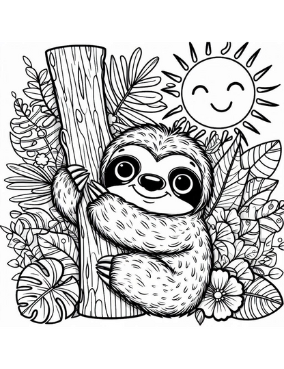 Habitat by OffFrame colouring book